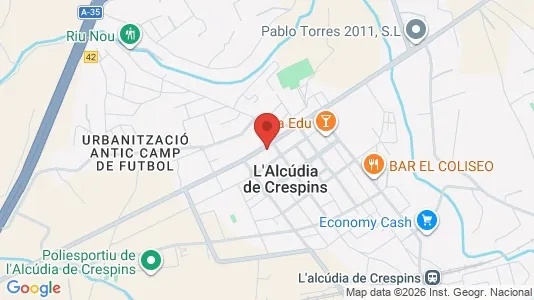 Apartments for rent in L'Alcúdia de Crespins - Photo from Google Street View