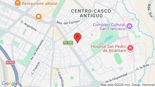 Apartments for rent in Cáceres - Photo from Google Street View
