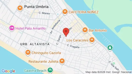 Apartments for rent in Punta Umbría - Photo from Google Street View