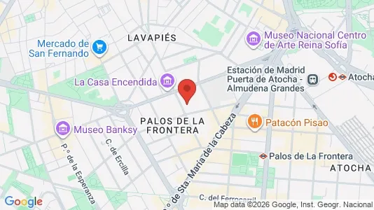 Apartments for rent i Madrid Centro - kort over placeringen