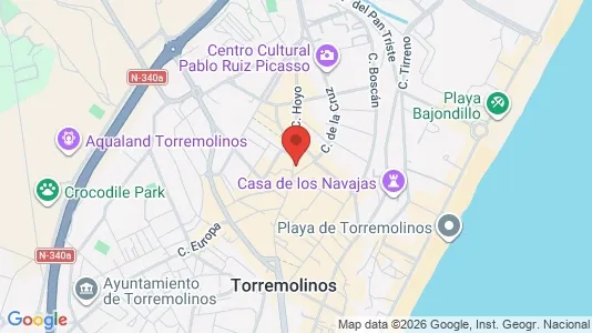 Apartments for rent i Torremolinos - kort over placeringen