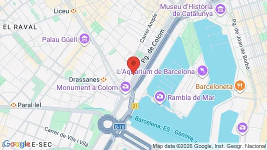 Apartments for rent i Barcelona Ciutat Vella - kort over placeringen