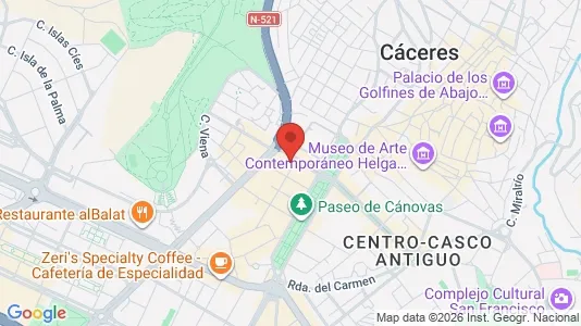Apartments for rent in Cáceres - Photo from Google Street View