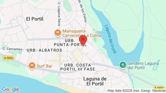 Apartments for rent in Punta Umbría - Photo from Google Street View
