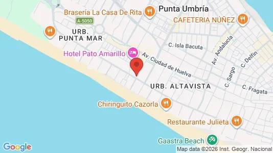 Apartments for rent in Punta Umbría - Photo from Google Street View