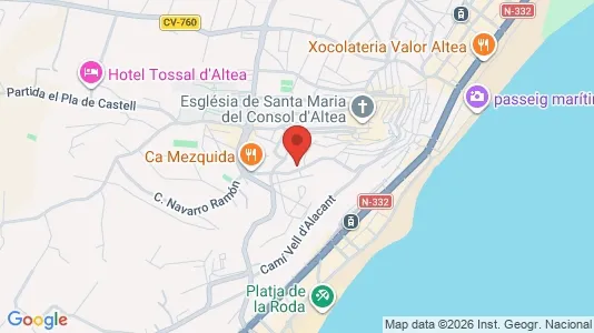 Apartments for rent in Altea - Photo from Google Street View