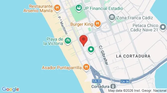 Apartments for rent in Cádiz - Photo from Google Street View