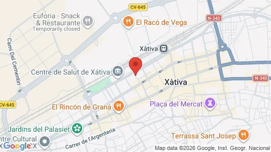 Apartments for rent in Genovés - Photo from Google Street View