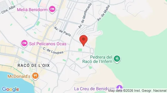Apartments for rent in Benidorm - Photo from Google Street View