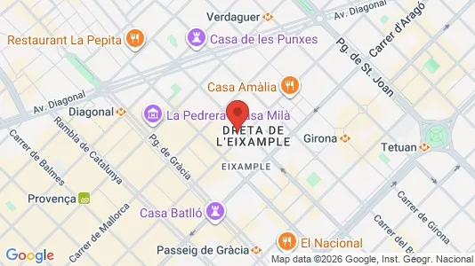 Apartments for rent in Barcelona Eixample - Photo from Google Street View