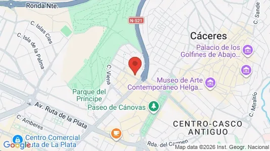 Apartments for rent in Cáceres - Photo from Google Street View