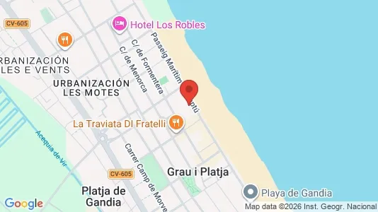 Apartments for rent in Gandia - Photo from Google Street View