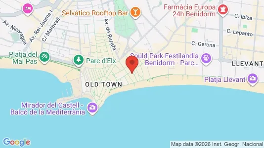 Apartments for rent in Benidorm - Photo from Google Street View