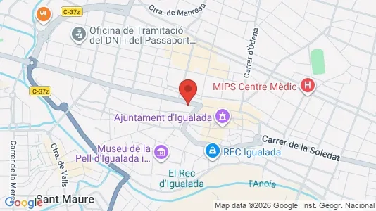 Apartments for rent in Igualada - Photo from Google Street View