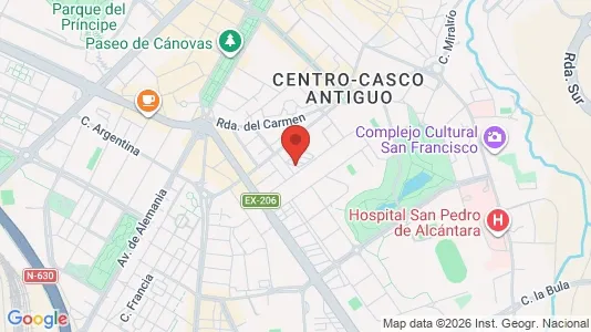 Apartments for rent in Cáceres - Photo from Google Street View