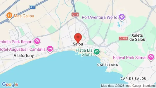 Apartments for rent in Salou - Photo from Google Street View