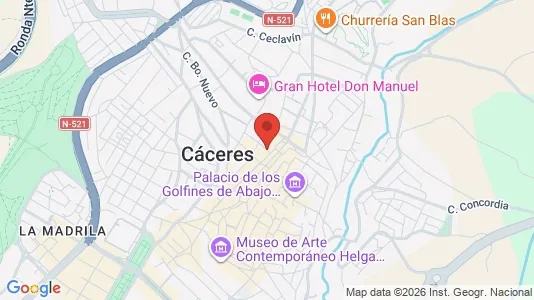 Apartments for rent in Cáceres - Photo from Google Street View