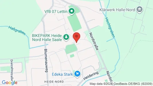 Apartments for rent i Halle (Saale) - kort over placeringen