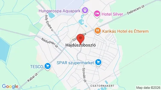 Apartments for rent in Hajdúszoboszlói - Photo from Google Street View