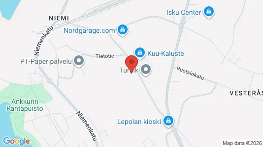 Apartments for rent i Lahti - kort over placeringen