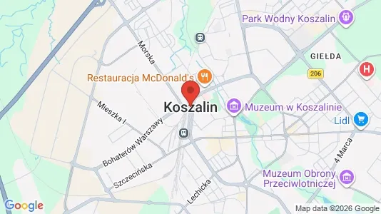 Apartments for rent in Koszalin - Photo from Google Street View