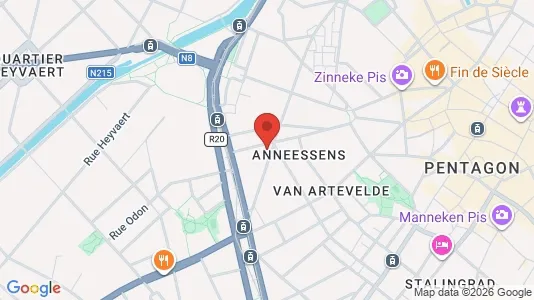 Apartments for rent i Stad Brussel - kort over placeringen