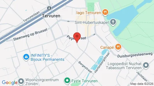 Apartments for rent i Tervuren - kort over placeringen