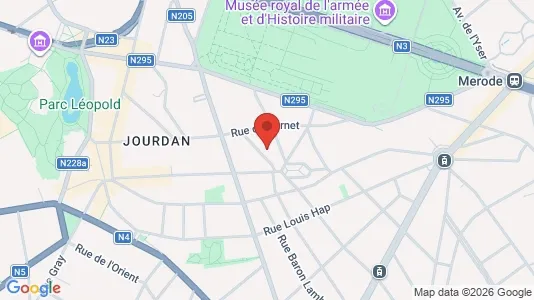 Apartments for rent in Brussels Etterbeek - Photo from Google Street View