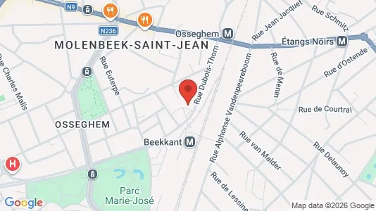 Apartments for rent i Brussels Sint-Jans-Molenbeek - kort over placeringen