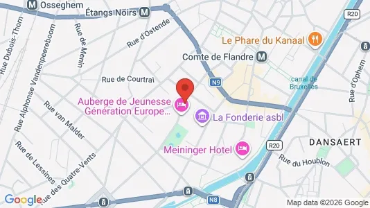 Apartments for rent i Brussels Sint-Jans-Molenbeek - kort over placeringen