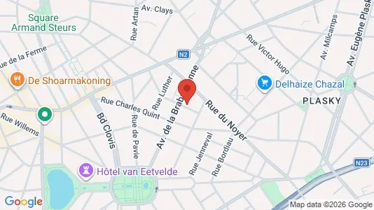 Apartments for rent i Stad Brussel - kort over placeringen