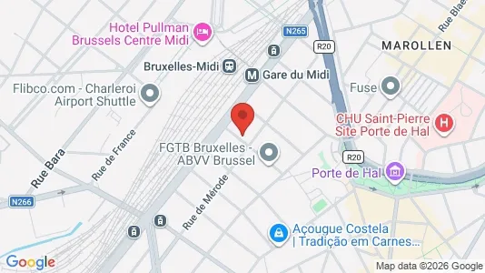 Apartments for rent i Brussels Sint-Gillis - kort over placeringen