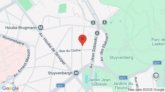 Apartments for rent i Stad Brussel - kort over placeringen
