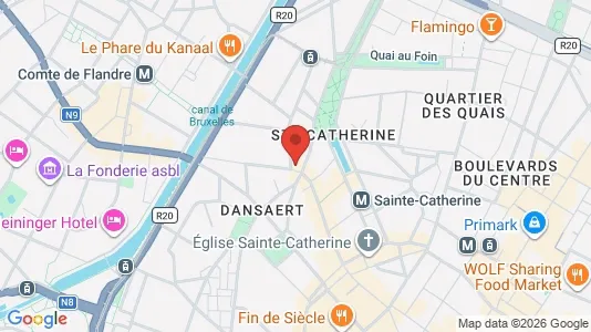 Apartments for rent i Stad Brussel - kort over placeringen
