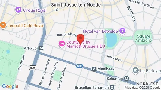 Apartments for rent i Stad Brussel - kort over placeringen
