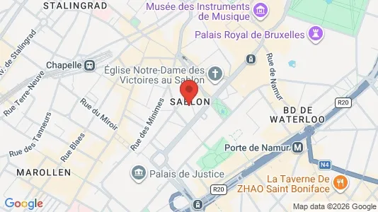 Apartments for rent i Stad Brussel - kort over placeringen