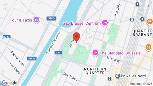 Apartments for rent i Stad Brussel - kort over placeringen