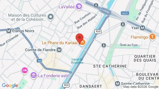 Apartments for rent i Brussels Sint-Jans-Molenbeek - kort over placeringen
