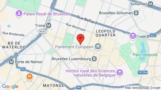 Apartments for rent i Brussels Elsene - kort over placeringen