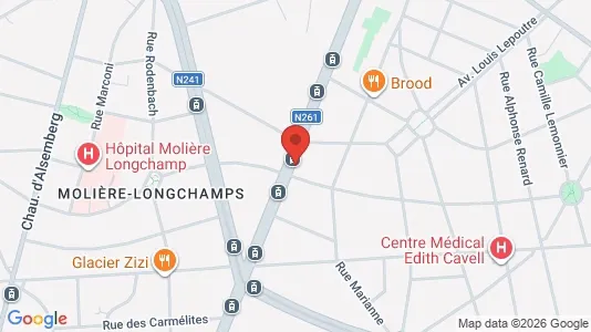 Apartments for rent i Brussels Vorst - kort over placeringen