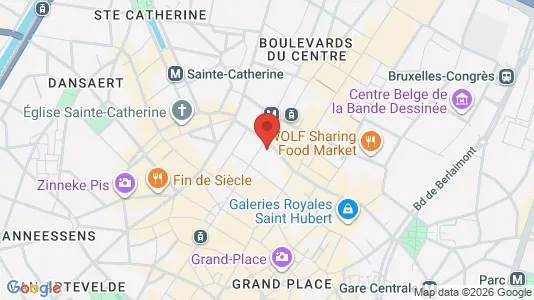 Apartments for rent i Stad Brussel - kort over placeringen