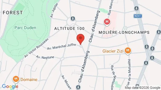Apartments for rent i Brussels Ukkel - kort over placeringen
