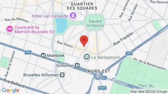 Apartments for rent i Stad Brussel - kort over placeringen