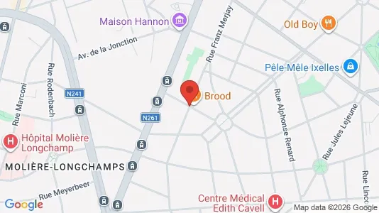 Apartments for rent i Brussels Elsene - kort over placeringen