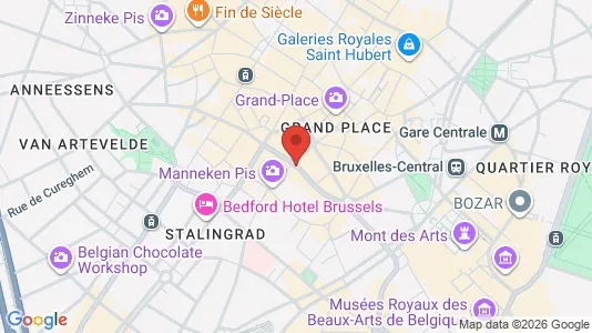 Apartments for rent i Stad Brussel - kort over placeringen
