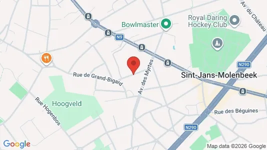Apartments for rent i Brussels Sint-Jans-Molenbeek - kort over placeringen