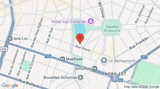 Apartments for rent i Stad Brussel - kort over placeringen