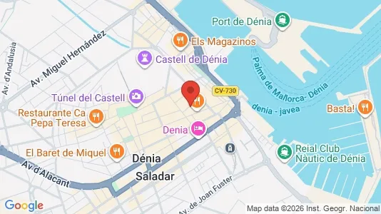 Apartments for rent in Dénia - Photo from Google Street View