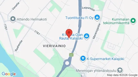 Apartments for rent i Kalajoki - kort over placeringen
