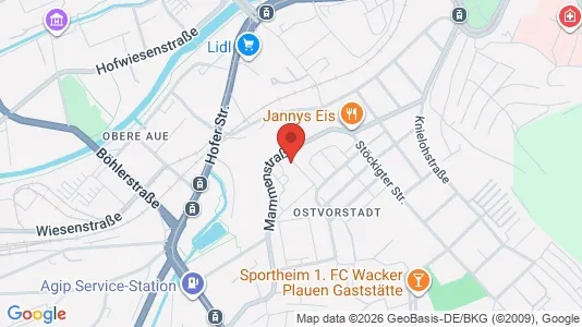 Apartments for rent i Vogtlandkreis - kort over placeringen